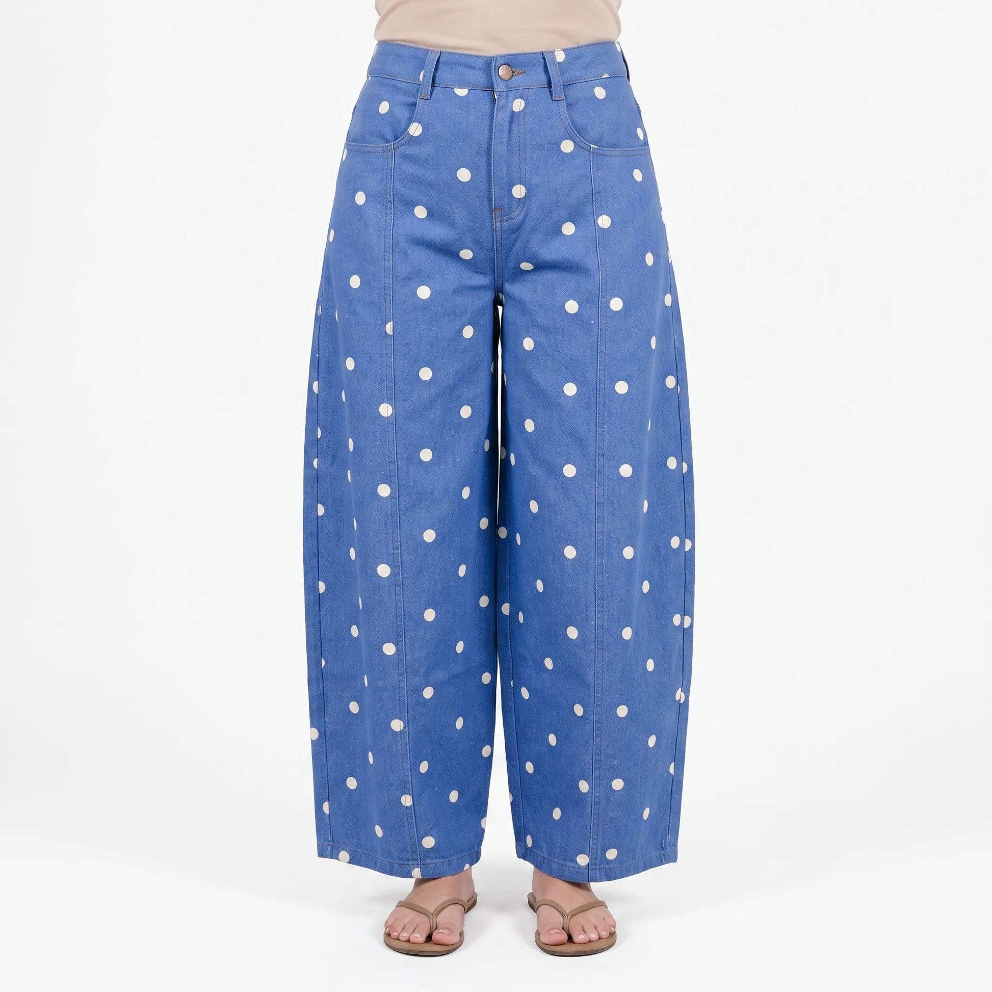 Barrel Jeans Mit Hoher Taille -  Sonya