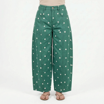 Barrel Jeans Mit Hoher Taille -  Sonya