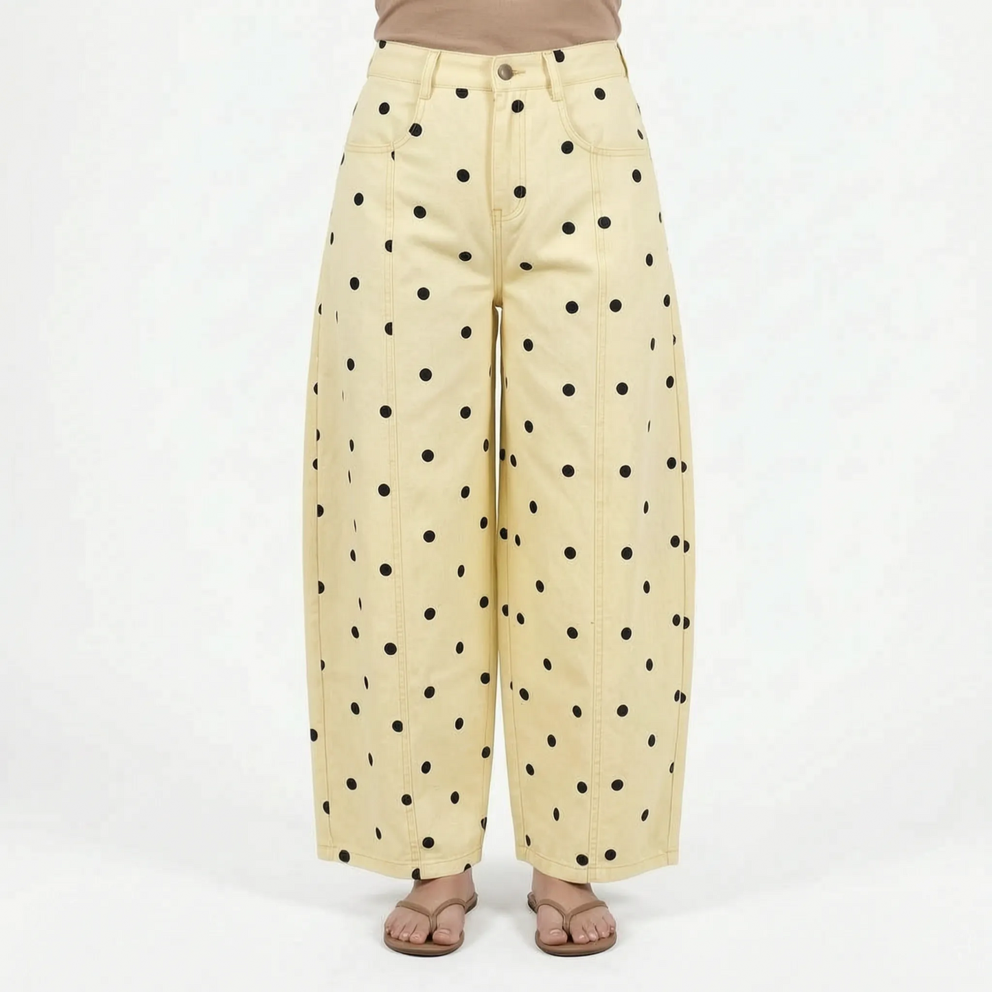 Barrel Jeans Mit Hoher Taille -  Sonya