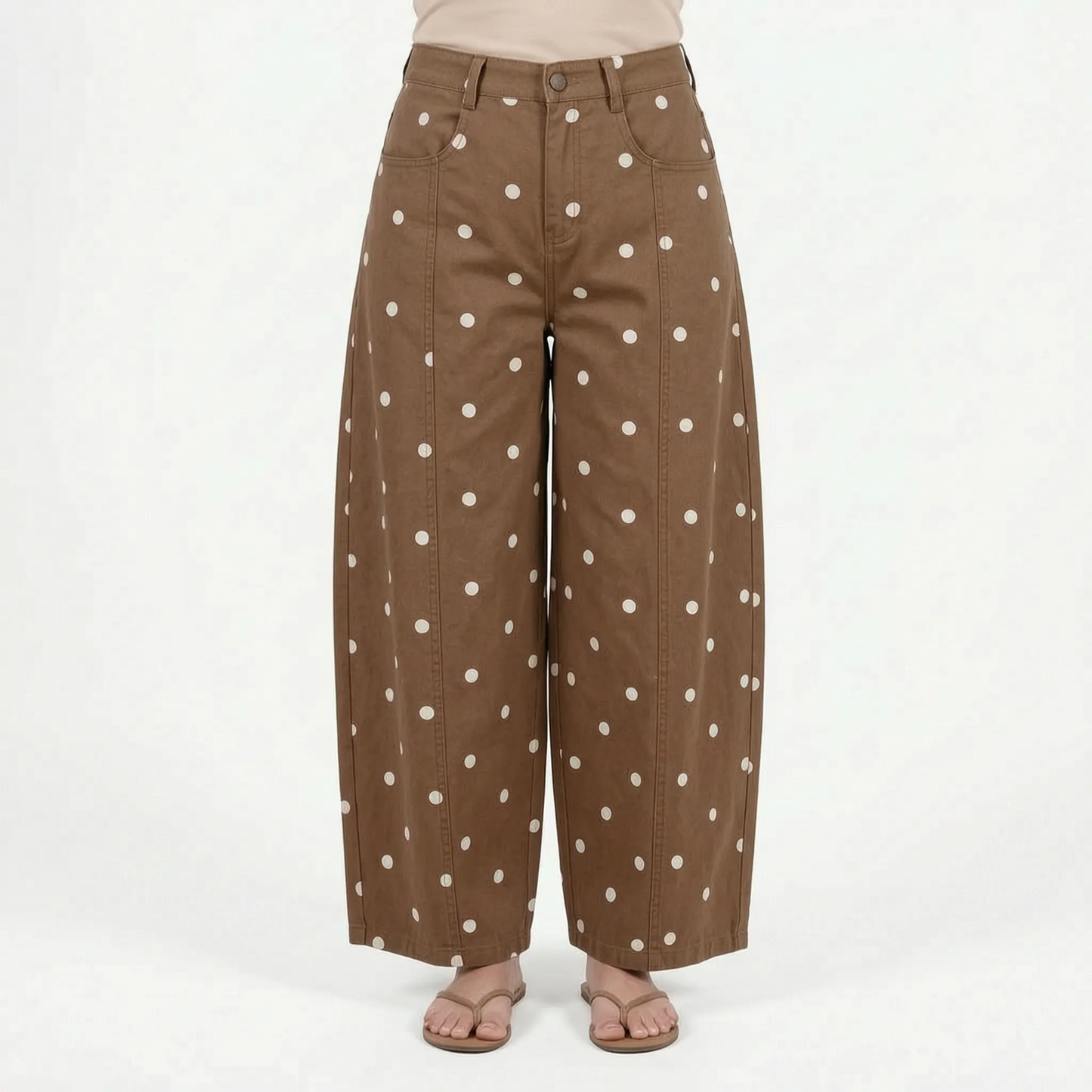 Barrel Jeans Mit Hoher Taille -  Sonya