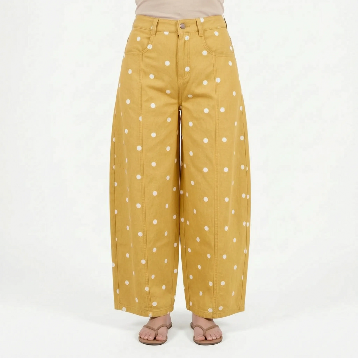 Barrel Jeans Mit Hoher Taille -  Sonya