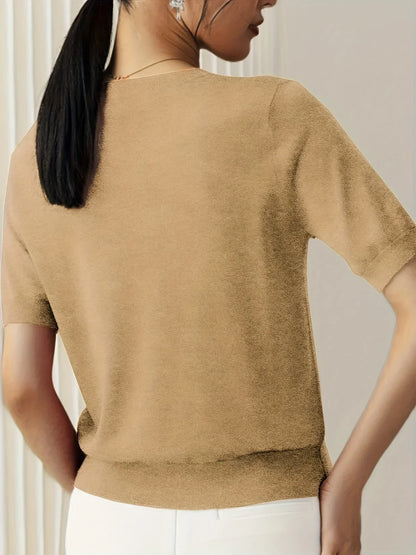Damen Kurzarm-Herbstpullover – Mila