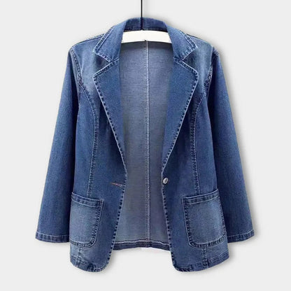 Damen Jeansblazer mit elegantem Schnitt – Nora Herbstedition