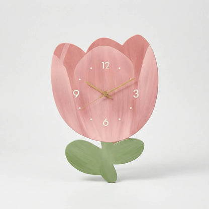 Blumenförmige Wanduhr - Florielle