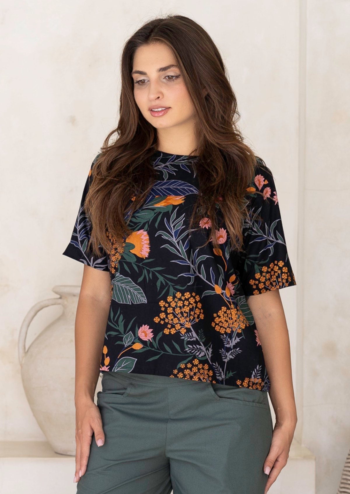 Botanisch Gemustertes Shirt - Josy