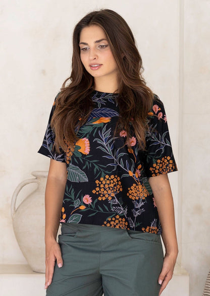 Botanisch Gemustertes Shirt - Josy