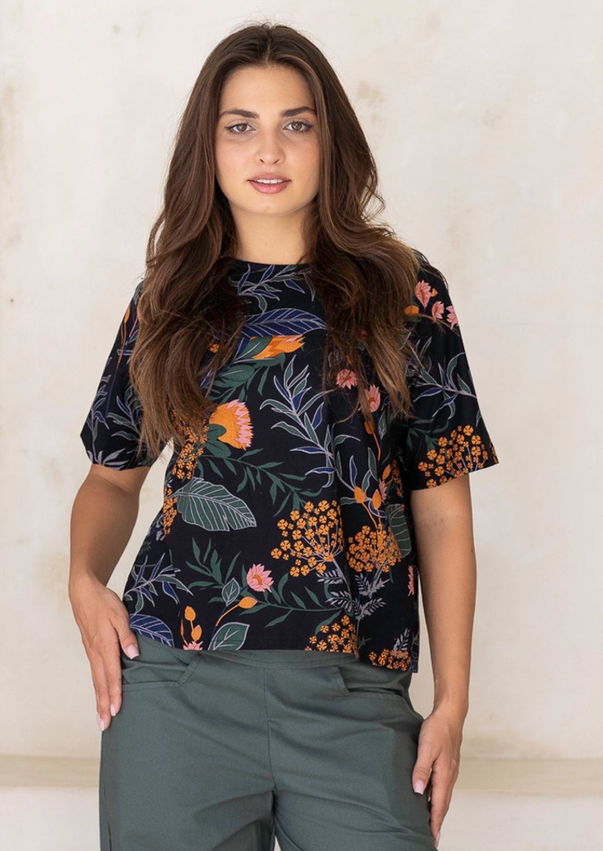 Botanisch Gemustertes Shirt - Josy