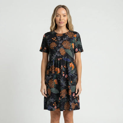 Botanisch Gemustertes Sommerkleid - Miray