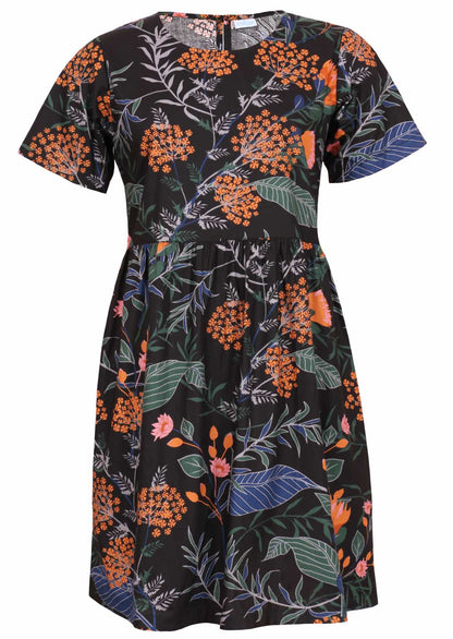 Botanisch Gemustertes Sommerkleid - Miray