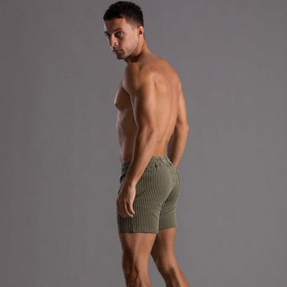 Schnelltrocknende & Stylishe Herren Badeshorts aus Ripstop-Polyester – Niko