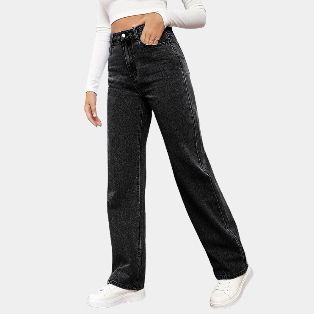 High Waist Baggy Damen Jeans – Elara