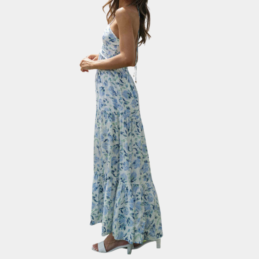 Lange Sommerkleid mit Neckholder – Soraya