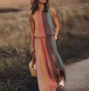 Sommerliches Maxikleid mit einzigartigem Schnitt – Amara