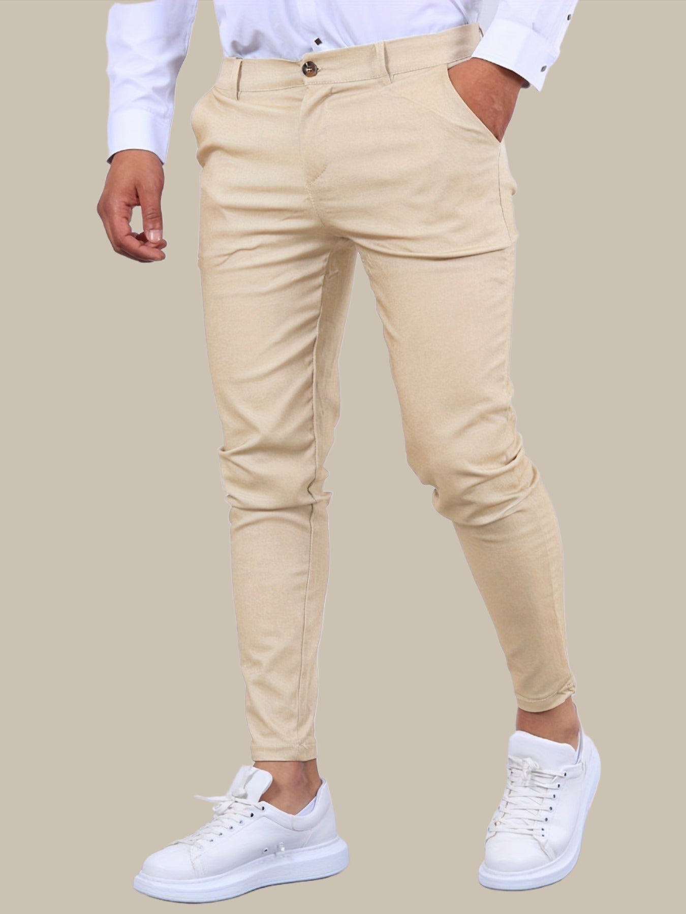 Chino Stil Alltagsbundhose - Marco