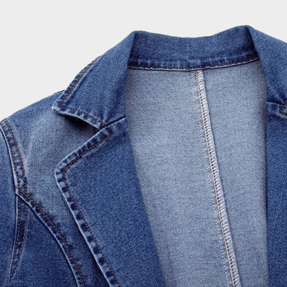 Damen Jeansblazer mit elegantem Schnitt – Nora Herbstedition