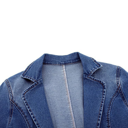 Damen Jeansblazer mit elegantem Schnitt – Nora Herbstedition