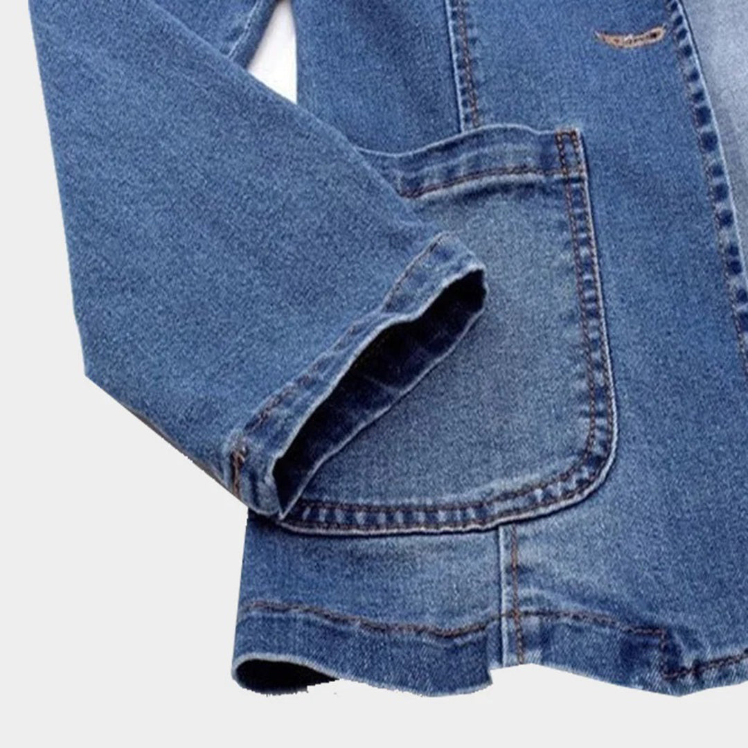 Damen Jeansblazer mit elegantem Schnitt – Nora Herbstedition