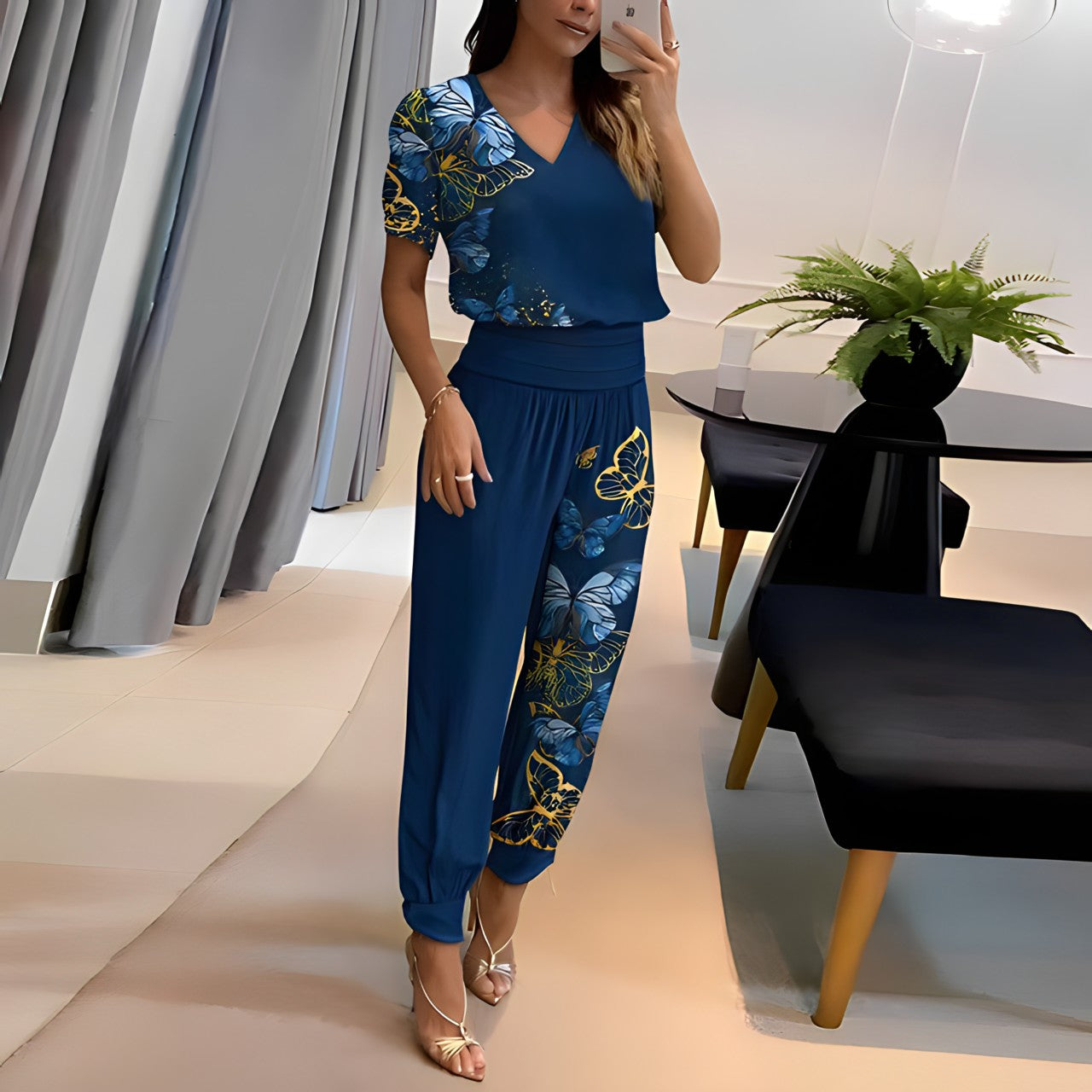 Modisches Blusen-Set mit Hose – Komfort & Stil vereint – Fabienne