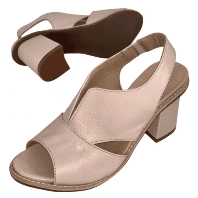 Damen Ledersandalen mit Absatz & Komfortfußbett – Selina