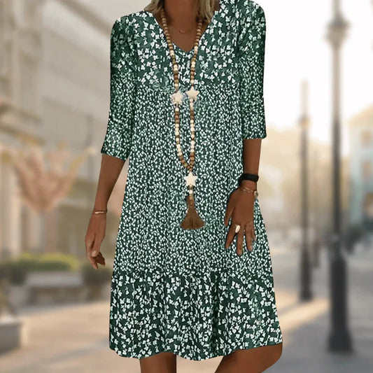 Sonnenenergie-inspiriertes Herbstkleid – Soleil