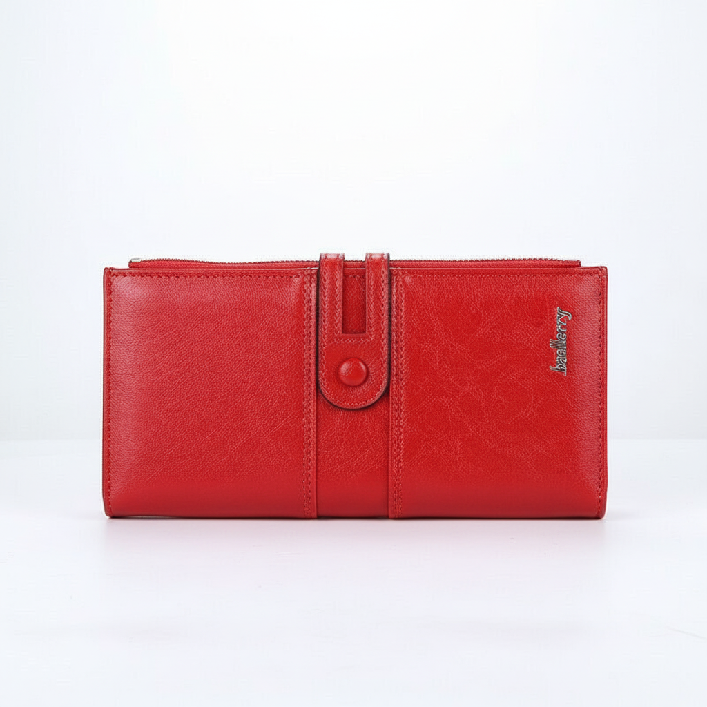 Długa Portmonetka Z Dwu Zamkiem - EleganWallet