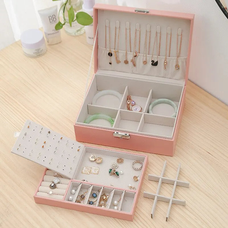 Doppellagige Schmuckaufbewahrung - JewelryHaven 