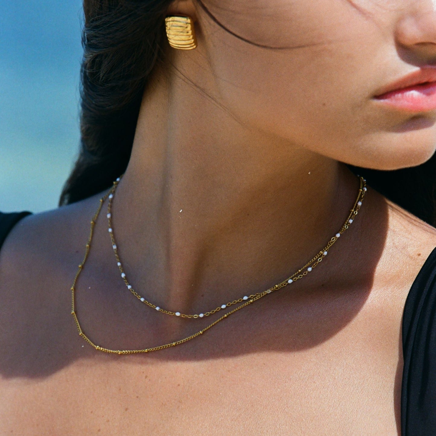 Doppelreihiger Choker - CharmWave 