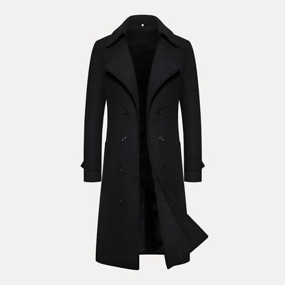 Doppelreihiger Langer Mantel - Henrick