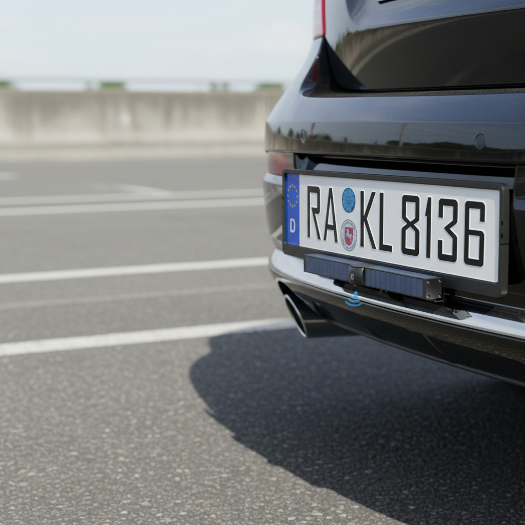 Drahtlose Solarbetriebene Rückfahrkamera - ParkGuardX