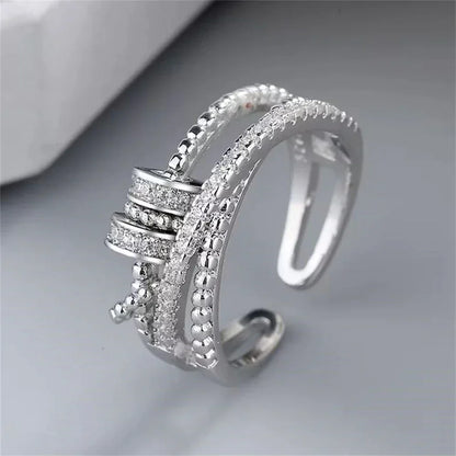 Drehender Zirkonring - FidgetRing 