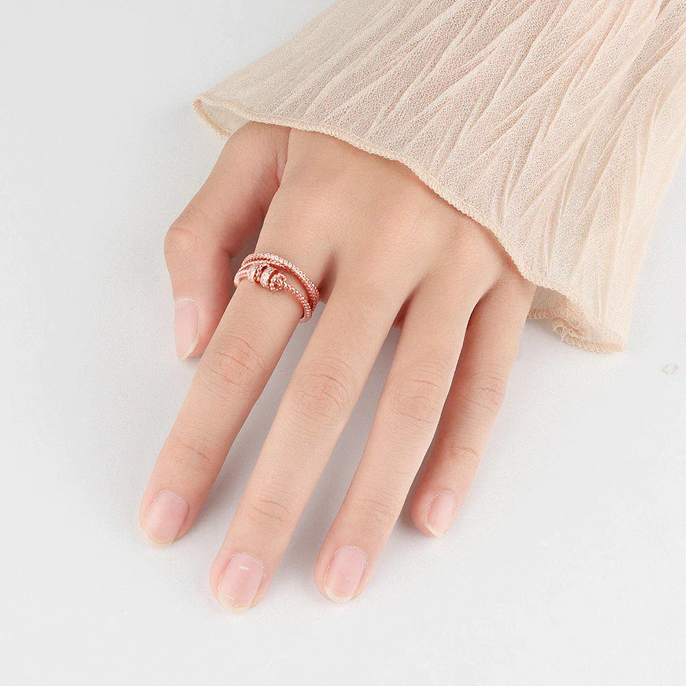 Drehender Zirkonring - FidgetRing 