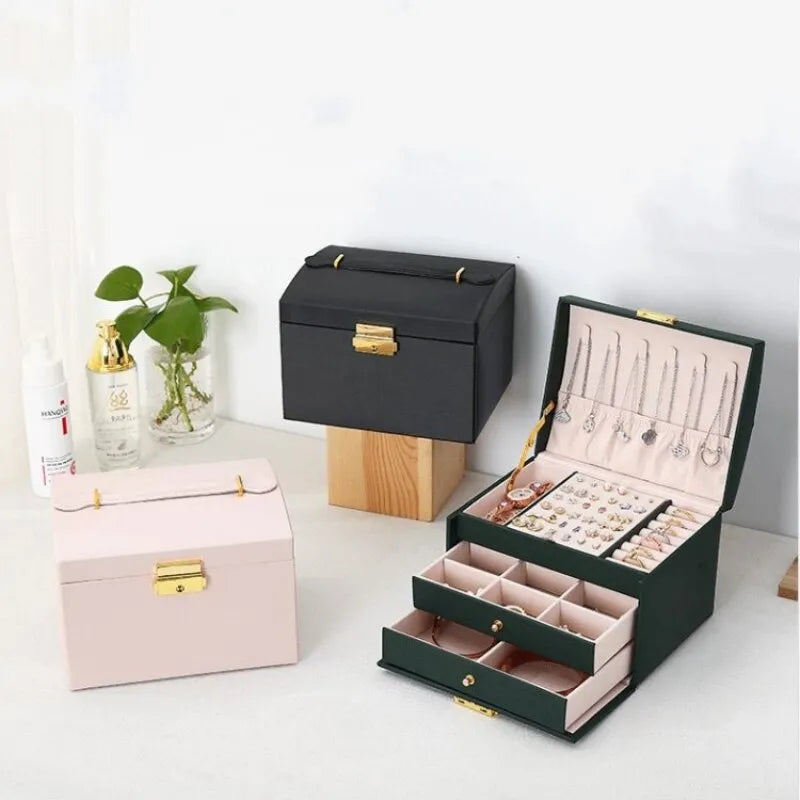 Dreischichtige Schmuckschatulle - JewelKeeper 