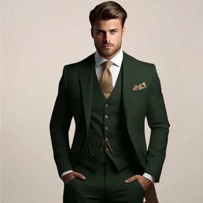 Dreiteiliger Slim Fit Anzug - Yannick