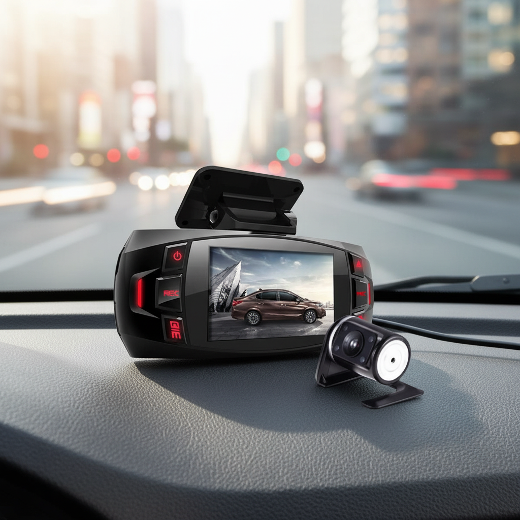 Dualkamera Dashcam Set - RoadvueX