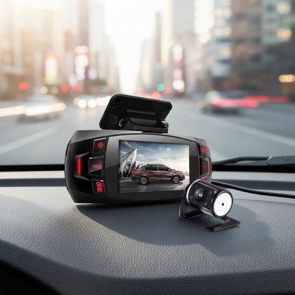 Dualkamera Dashcam Set - RoadvueX