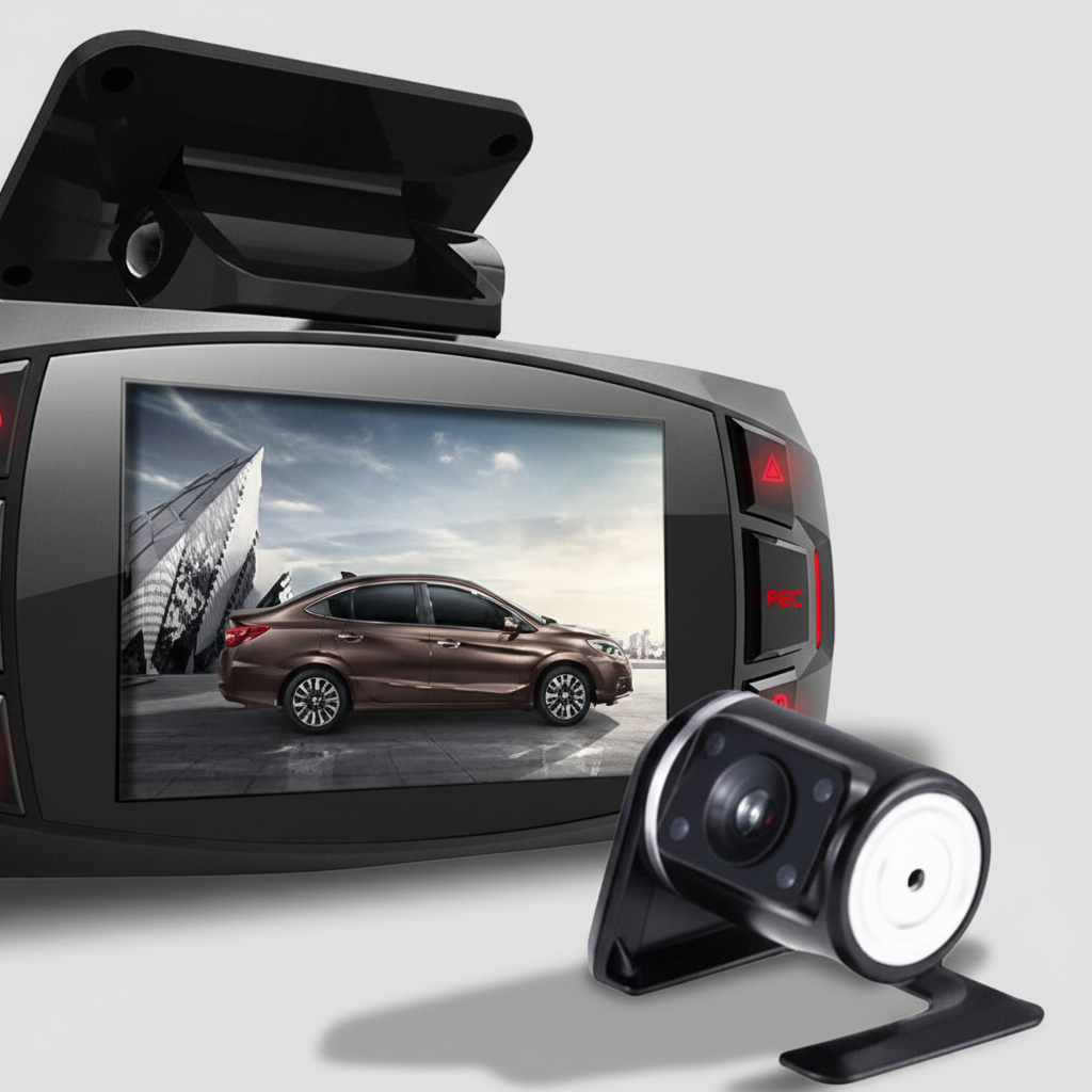 Dualkamera Dashcam Set - RoadvueX