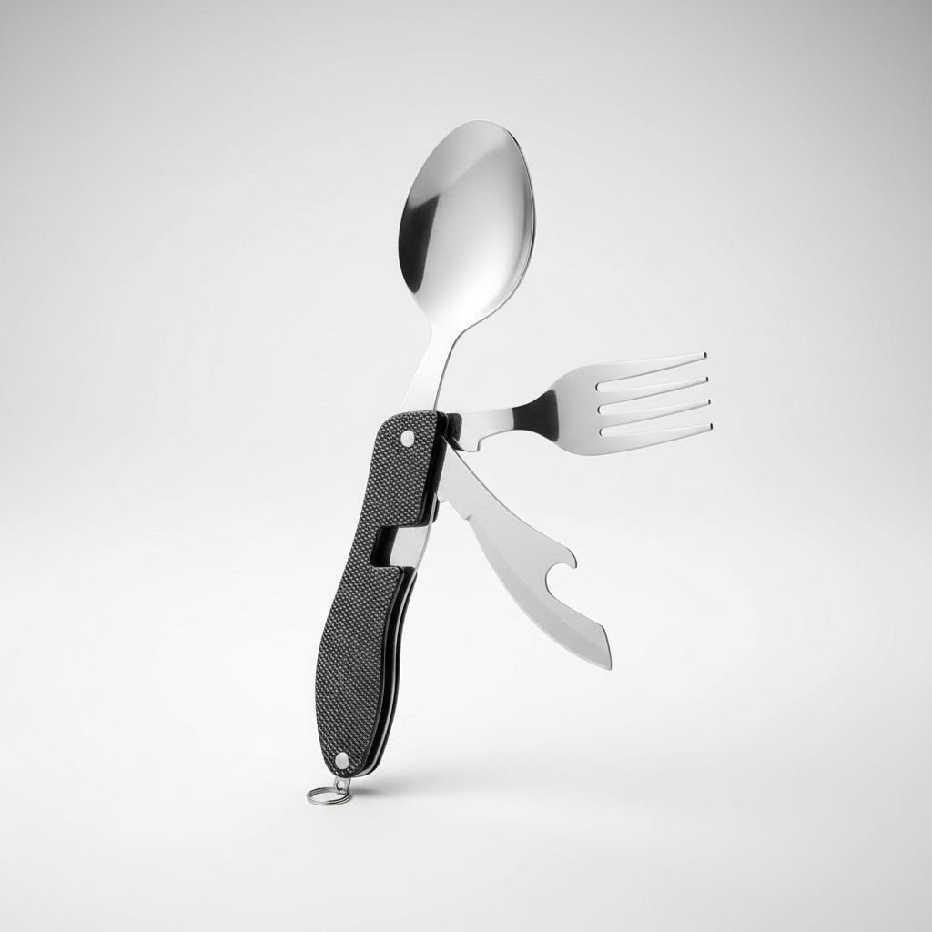 Edelstahl Outdoor Mehrzwecktool - CampSpoon