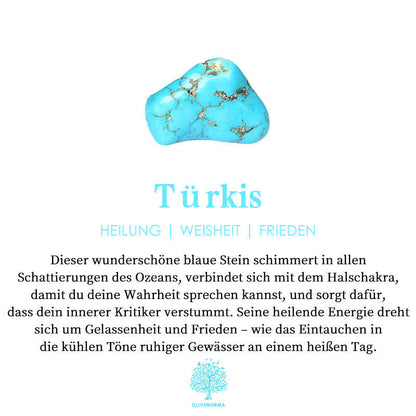 Edelsteinkette Mit Anhänger - HexaJewelry 