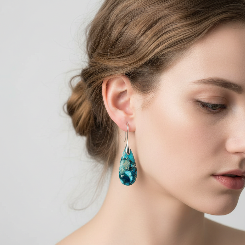 Edelsteinohrschmuck - JaspisEarring 
