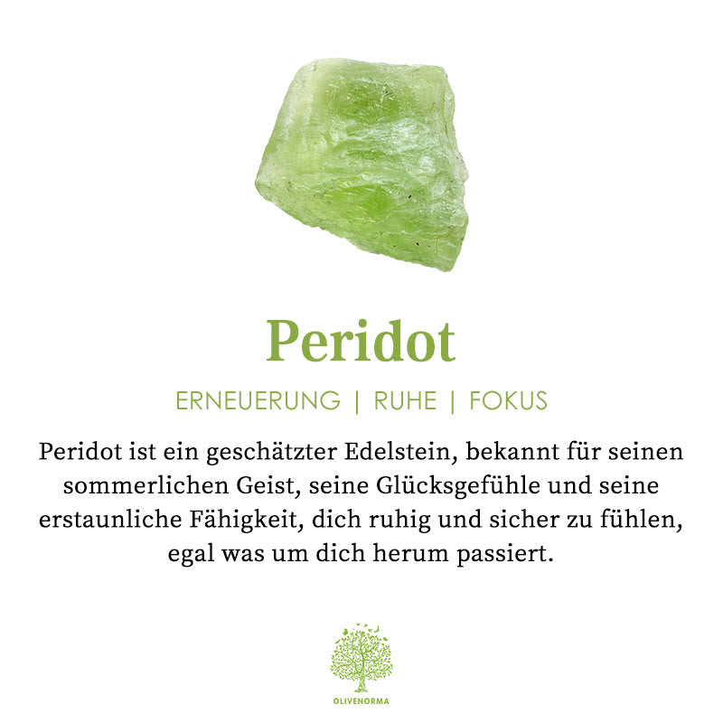 Edelsteinring Mit Zirkon - PeridotRing 