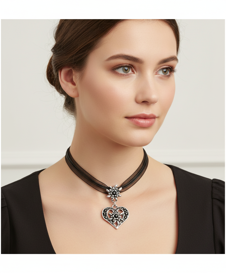 Edelweiß-Herzanhänger - EdelheartNecklace 