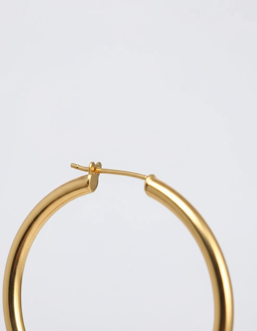 Einfache Creolen - GoldenRings 