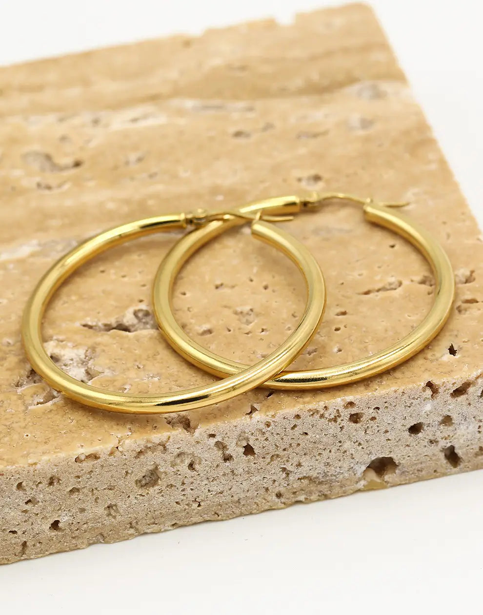 Einfache Creolen - GoldenRings 