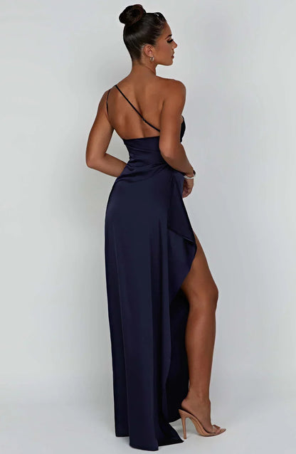 Einseitig Schulterfreies Maxikleid - Ayse