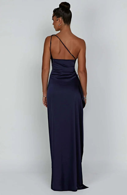 Einseitig Schulterfreies Maxikleid - Ayse