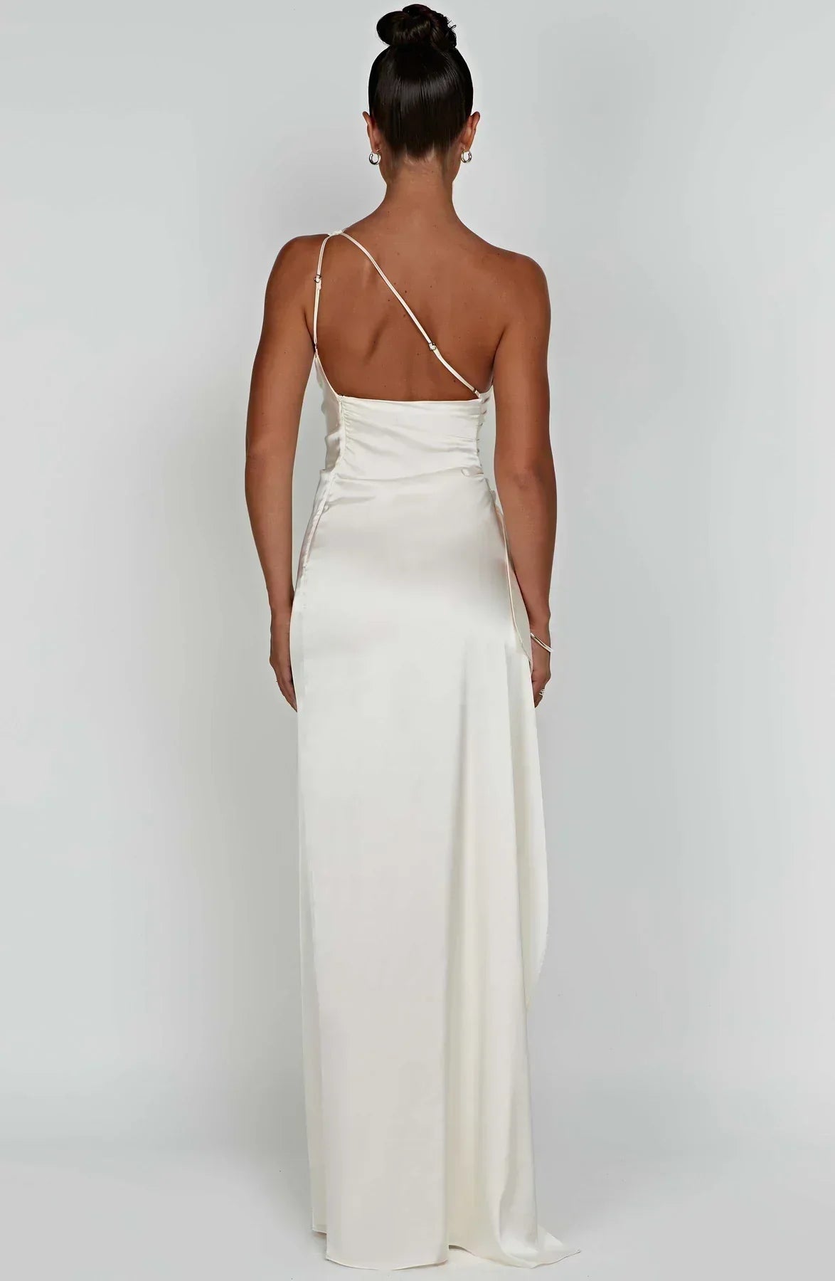 Einseitig Schulterfreies Maxikleid - Ayse
