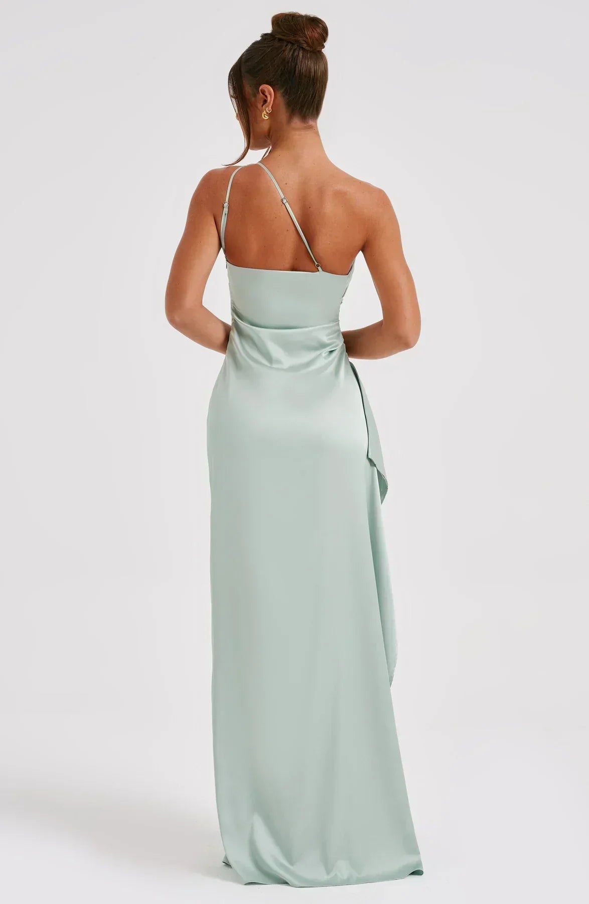 Einseitig Schulterfreies Maxikleid - Ayse