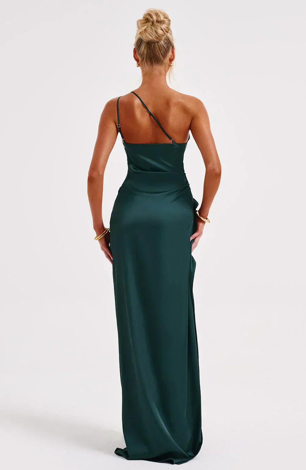 Einseitig Schulterfreies Maxikleid - Ayse