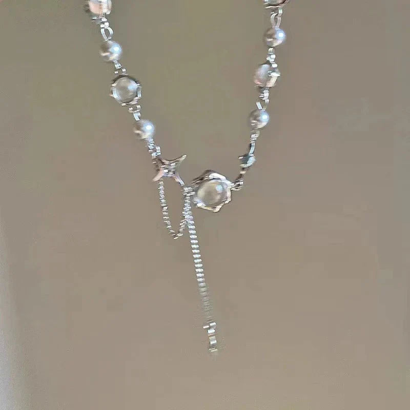 Einstellbare Halskette - SparklePearl 