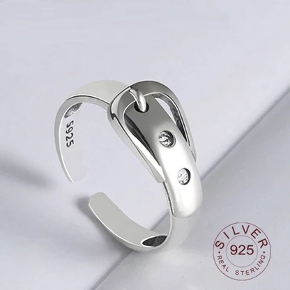 Einstellbarer Silberring - StyleRing 